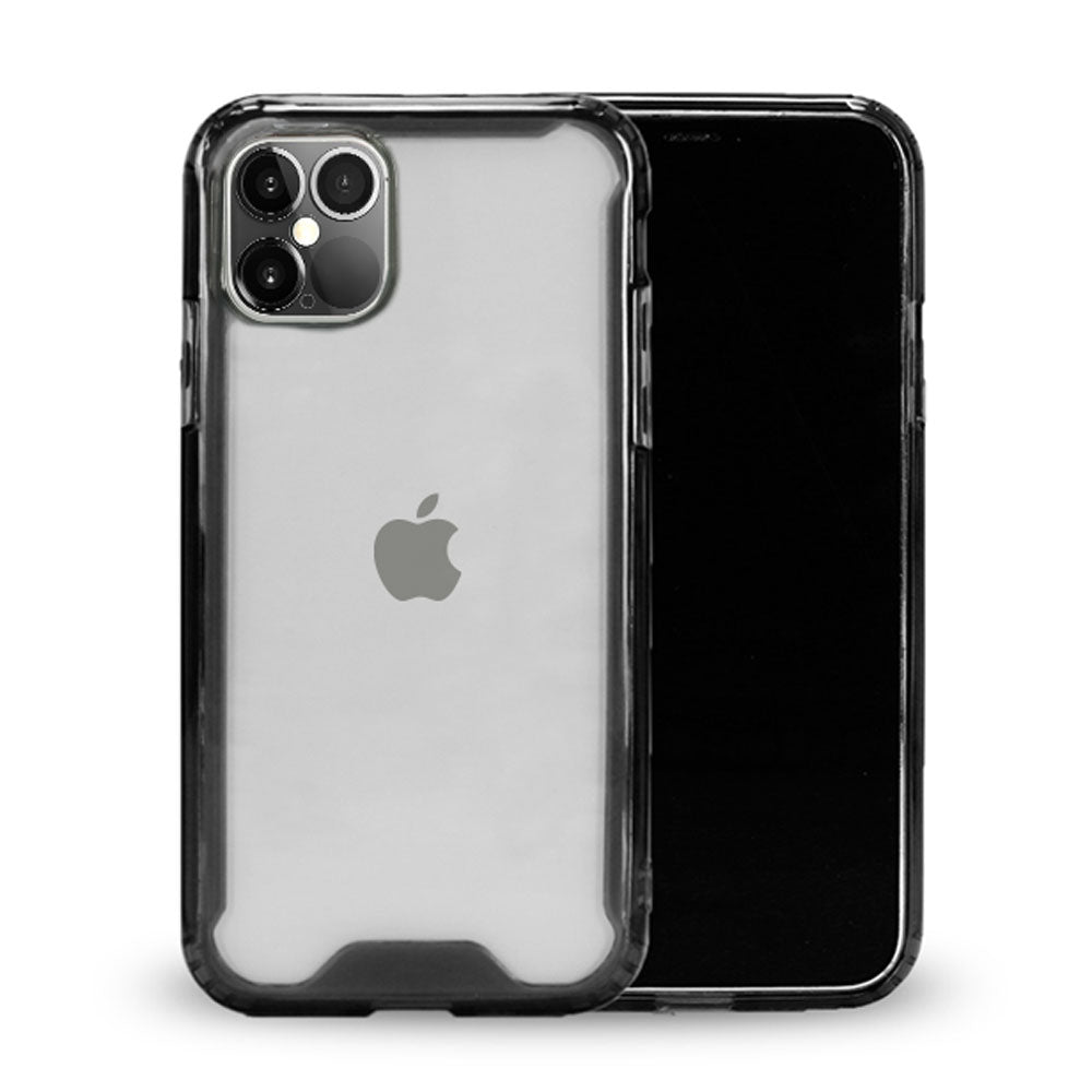 Clear Armor Hybrid Transparent Case for iPhone 12 Mini 5.4in (Smoke) - TechFusion