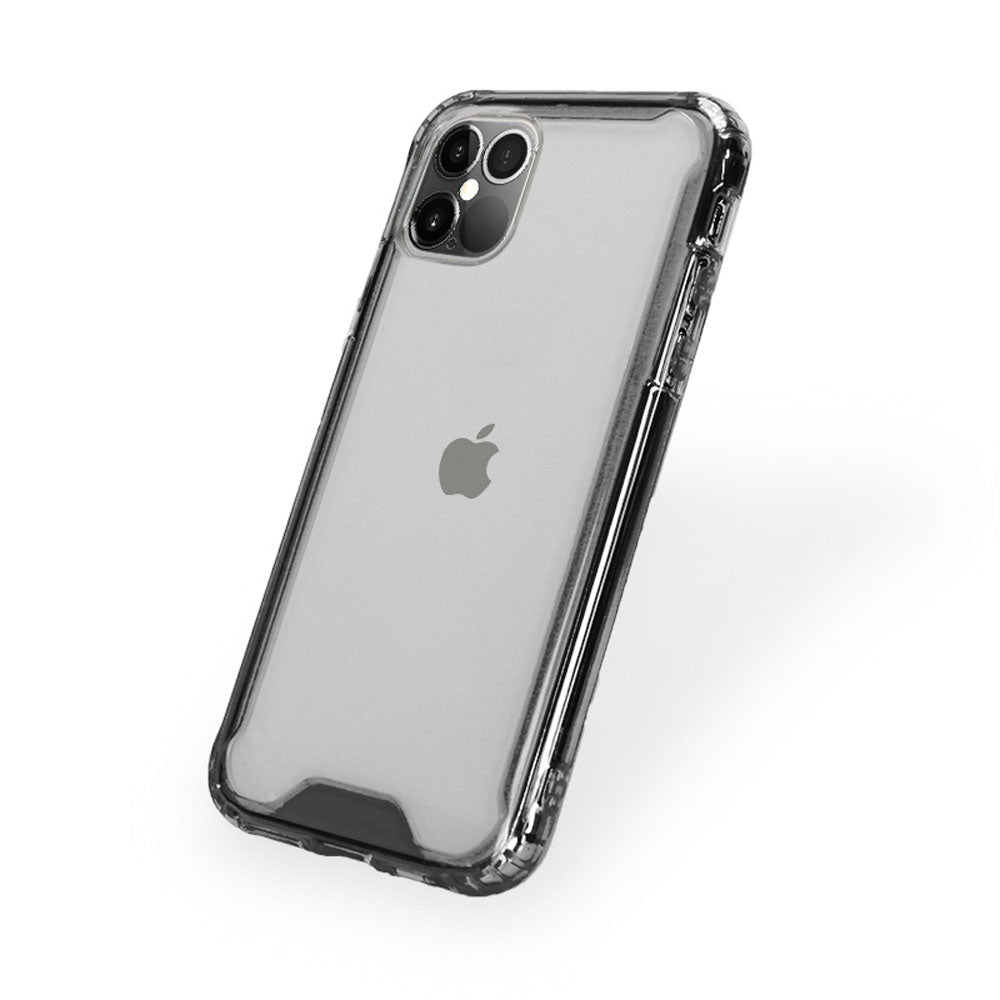 Clear Armor Hybrid Transparent Case for iPhone 12 Mini 5.4in (Smoke) - TechFusion