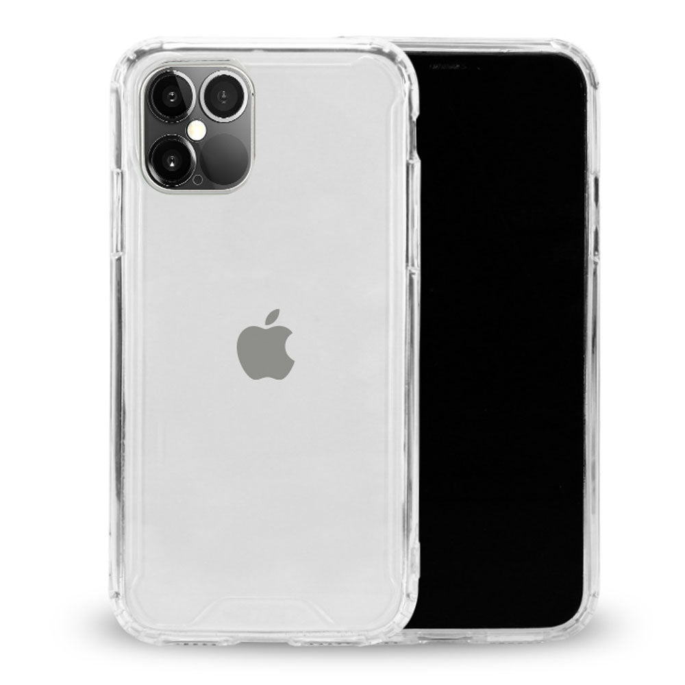 Clear Armor Hybrid Transparent Case for iPhone 12 Pro Max 6.7 (Clear) - TechFusion