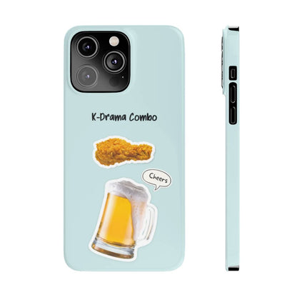 Fried Chicken and Beer Slim Case for iPhone 14 Series - TechFusion