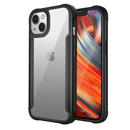 KIKO Clear Iron Armor Hybrid Chrome Case for Apple iPhone 13 (6.1) - TechFusion