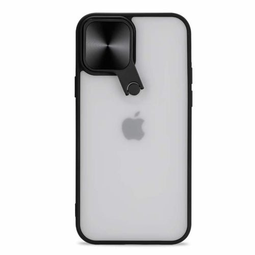 KIKO Selfie Camera Lens Protection Case with Stand for iPhone 13 Mini - TechFusion