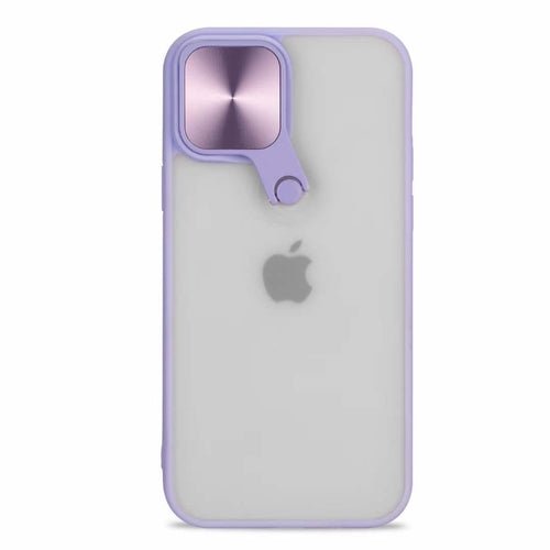 KIKO Selfie Camera Lens Protection Case with Stand for iPhone 13 Mini - TechFusion