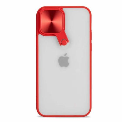 KIKO Selfie Camera Lens Protection Case with Stand for iPhone 13 Mini - TechFusion