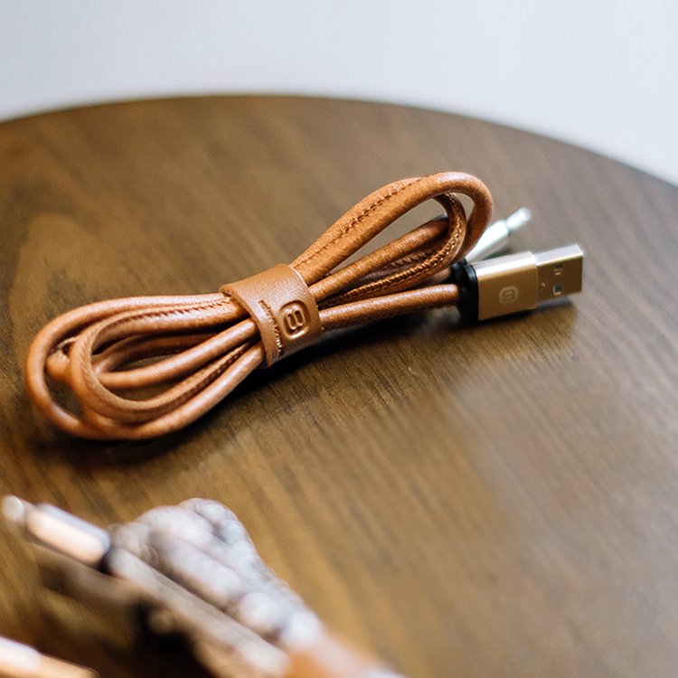 Leather Lightning Android Type - C Micro USB Cable - TechFusion