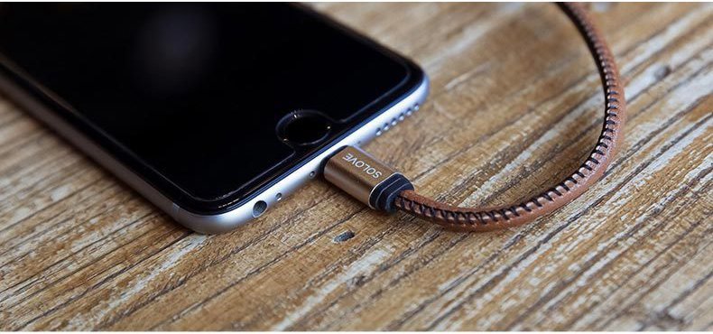 Leather Lightning Android Type - C Micro USB Cable - TechFusion