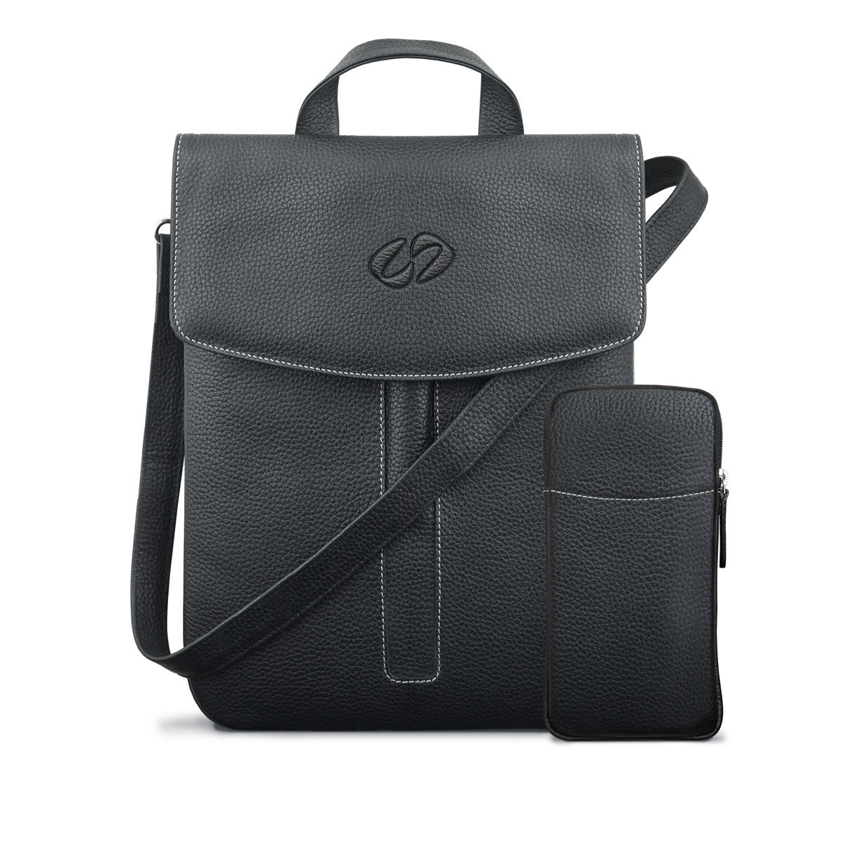 MacCase Premium Leather Crossbody Tablet Bag - TechFusion