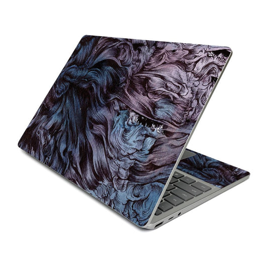 MightySkins MISURLAPGO20 - Angry Ripple Skin for Surface Laptop Go 2020 - TechFusion