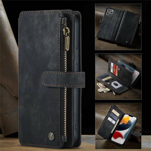 Premium Wallet Case for iPhone X to iPhone 14 - TechFusion