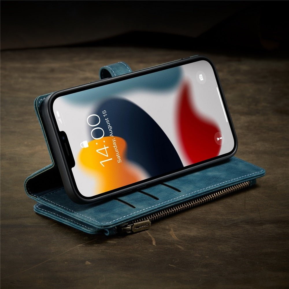 Premium Wallet Case for iPhone X to iPhone 14 - TechFusion