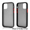 Slim Matte Hybrid Bumper Case for iPhone 12 Pro Max 6.7 inch (Black) - TechFusion