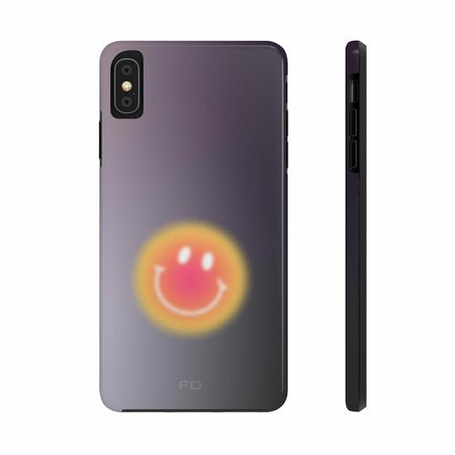 Smiley Face Tough Case for iPhone with Wireless Charging - TechFusion