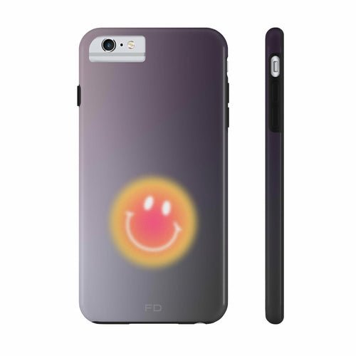 Smiley Face Tough Case for iPhone with Wireless Charging - TechFusion