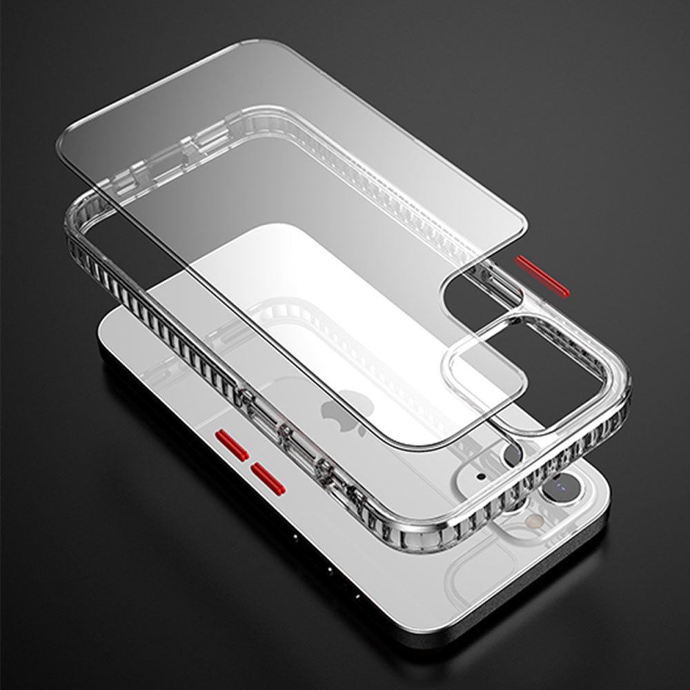 Transparent Shockproof Clear Back Shell Case for iPhone 12 / 12 Pro - TechFusion