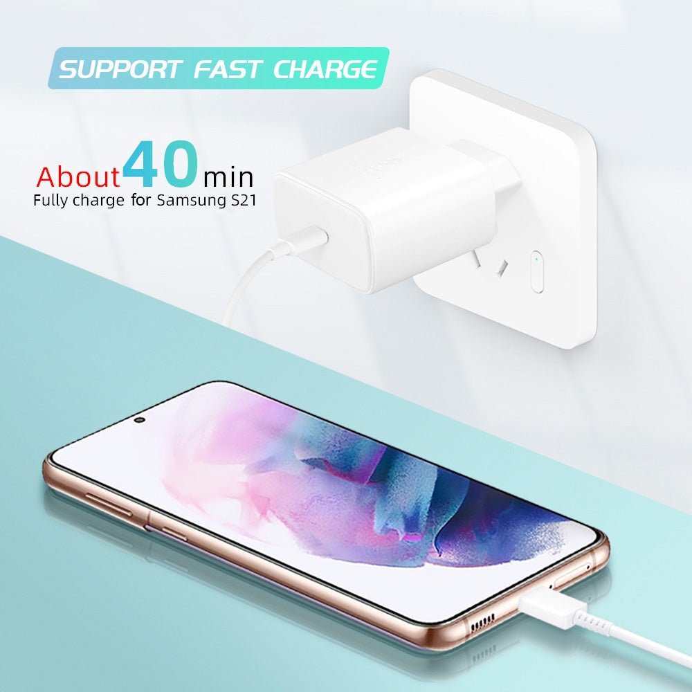 USB - C Wall Charger with Fast Charge for iPhone 45W - TechFusion