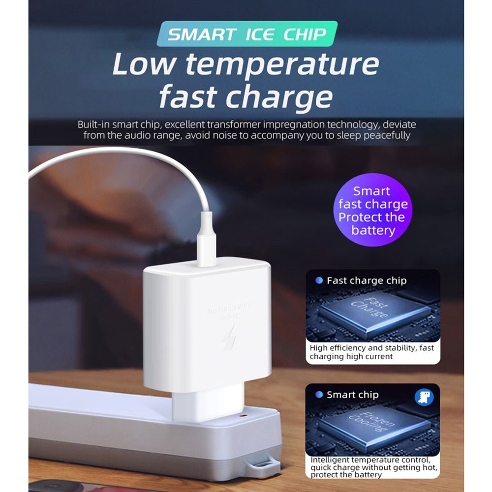 USB - C Wall Charger with Fast Charge for iPhone 45W - TechFusion